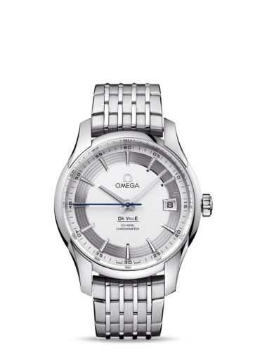 Omega De Ville Hour Vision Co-Axial Stainless Steel / Silver / Bracelet
